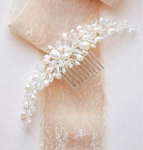 Womenswear: Hair Comb - Freshwater Pearl and Crystal My Site