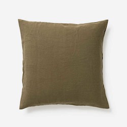 The Linen Euro Pillowcase - Ivy