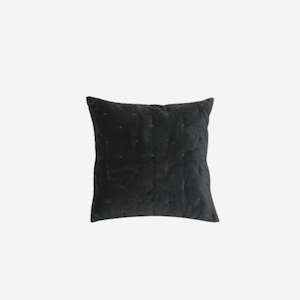 Furniture: Coal Velvet Euro (Pair)