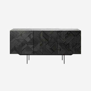 Geo Teak Sideboard