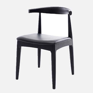 Oak Dining Chair - Black