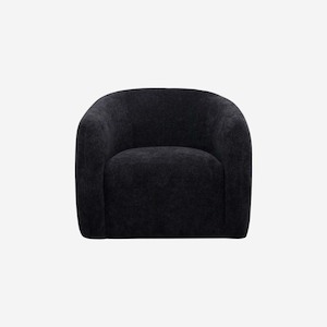 Max Swivel Armchair - Black