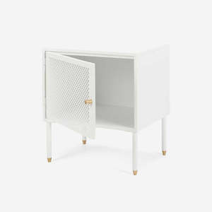 Finn Bedside Table - White