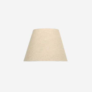 Furniture: Linen Tapered Lamp Shade