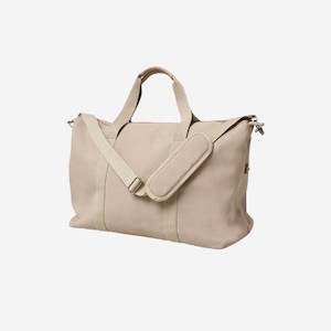 Canvas Weekender Bag - Beige