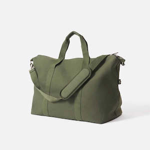 Canvas Weekender Bag - Olive