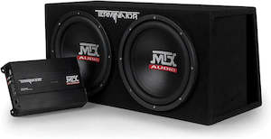 Mtx: MTX Audio Terminator Dual 12" 1,000W Ported Subwoofer + Amplifier - TNP212DV