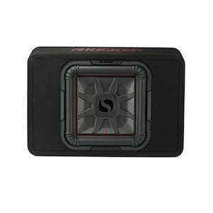 Kicker 1: SEALED THIN ENCLOSURE WITH 12IN 600W SQUARE SUBWOOFER 2OHM