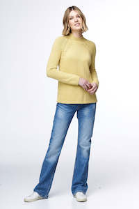 Womenswear: Zaket and Plover - ZP5145 Cable Trim Sweater