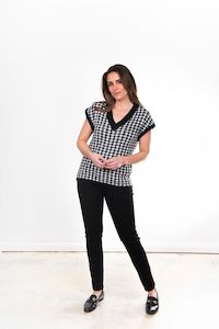 Bridge and Lord - FB4409 Houndstooth Vest