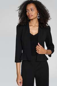 Womenswear: Joseph Ribkoff - 241788 Scuba Crepe Peplum Jacket