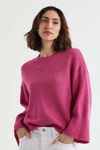 LD and C - LC7187 Wide Sleeve Crew