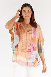 Womenswear: Lula Soul - LS-BFT Bahama Flutter Top