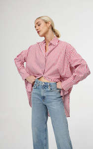 Kinney - Noah Shirt Fiesta Stripe