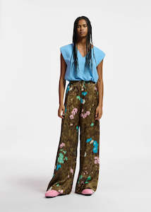 Essentiel Antwerp - Fault Floral Print Wide-Leg Pants