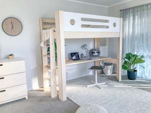 Urban Loft bed with desk