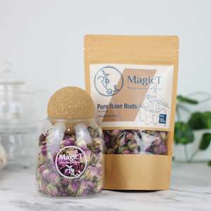 Pure Damask Rose Buds: Hand Picked, Shade Dried