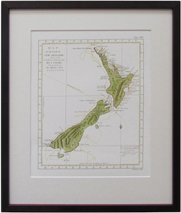 Cook’s Map framed