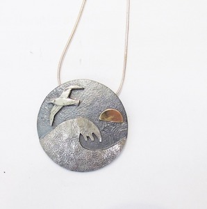 “Albatross at Sea” Pendant by Bob Wyber