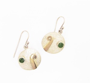 “Koru” Earrings by Bob Wyber