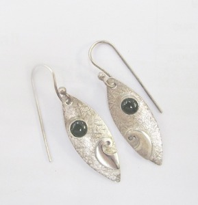 “Koru” Earrings by Bob Wyber