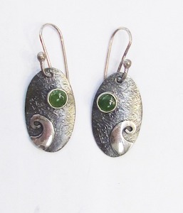 “Koru” Earrings by Bob Wyber