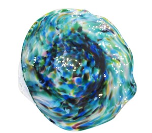 Hand-blown Glass Paua large by Anthony Genet