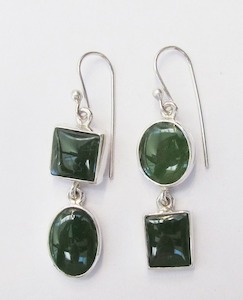 “Pounamu” Earrings by Bob Wyber