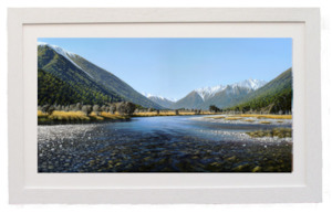 “Late Spring Travers River” Framed Giclee by Peter Geen