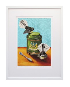 “Thrive to be Happy” framed Giclee by Angie Dennis