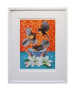 “With Love” framed Giclee by Angie Dennis