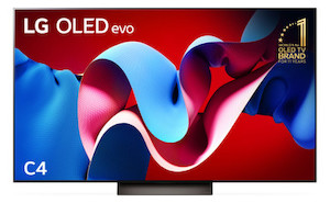 LG 65" OLED EVO C4 4K UHD Smart TV 2024