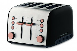 Russell Hobbs Brooklyn 4 Slice Toaster - Copper