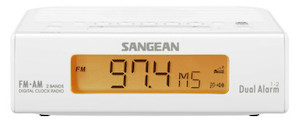 Products: Sangean AM FM Clock Radio