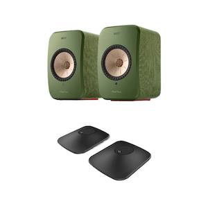 KEF LSX II + P1 Table Stands