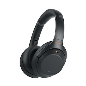 Sound reproducing equipment - household: Sony WH1000XM4B Wireless Noise Cancelling Overhead Headphones Black