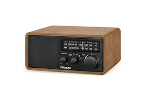 Sangean WR-11BT+ AM/FM/AUX/ Bluetooth Wooden Cabinet Radio