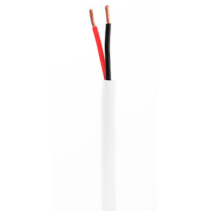 ICE Premium Grade Speaker Cable 16 AWG 2 Core, White