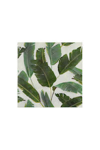 Banana Leaf 3 Ply Napkins 20pk - Green