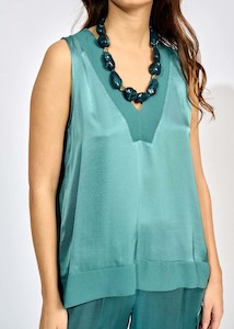 LAUREN VIDAL - Woven Top Paon