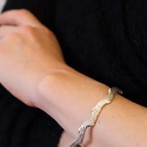 IV Jewellery - Silver Seaweed Bangle