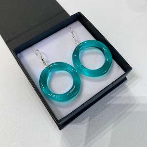 Wearing Glass - Loop Earrings