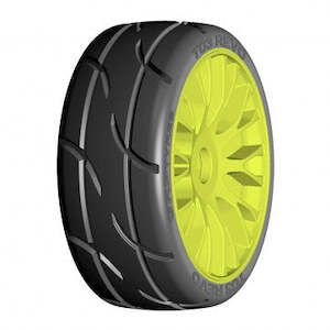 GRP 1/8 GT Rubber Tire Revo XM3 Yellow