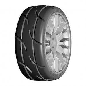 Hobby equipment and supply: GRP 1/8 GT Rubber Tire Revo XM2 Silver