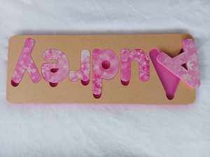 Personalised Name Puzzle - Made to order - Audrey Design.