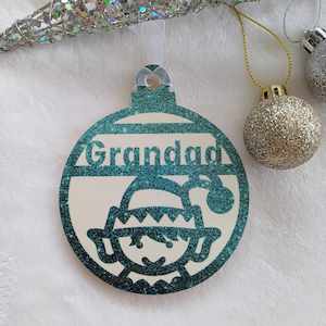 Elf Christmas Decoration - Personalised in any name