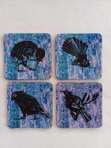 Kiwiana Rubber Coasters