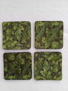 Coasters: Fern Rubber Coasters