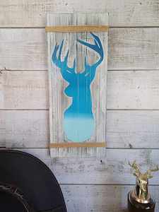 Stag themed - Rustic wall art