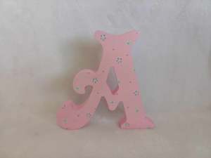 A - Single Letter Free standing.